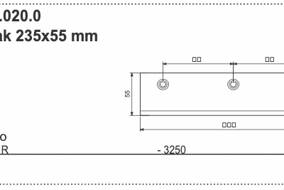 Skorbak 235x55 mm - 410.41.020.0 - Pottinger