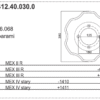 Nóż R - 434.020 - Pottinger