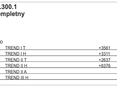 Nóż przyczepy samozbierającej - kompletny - 121.41.300.1 - POTTINGER
