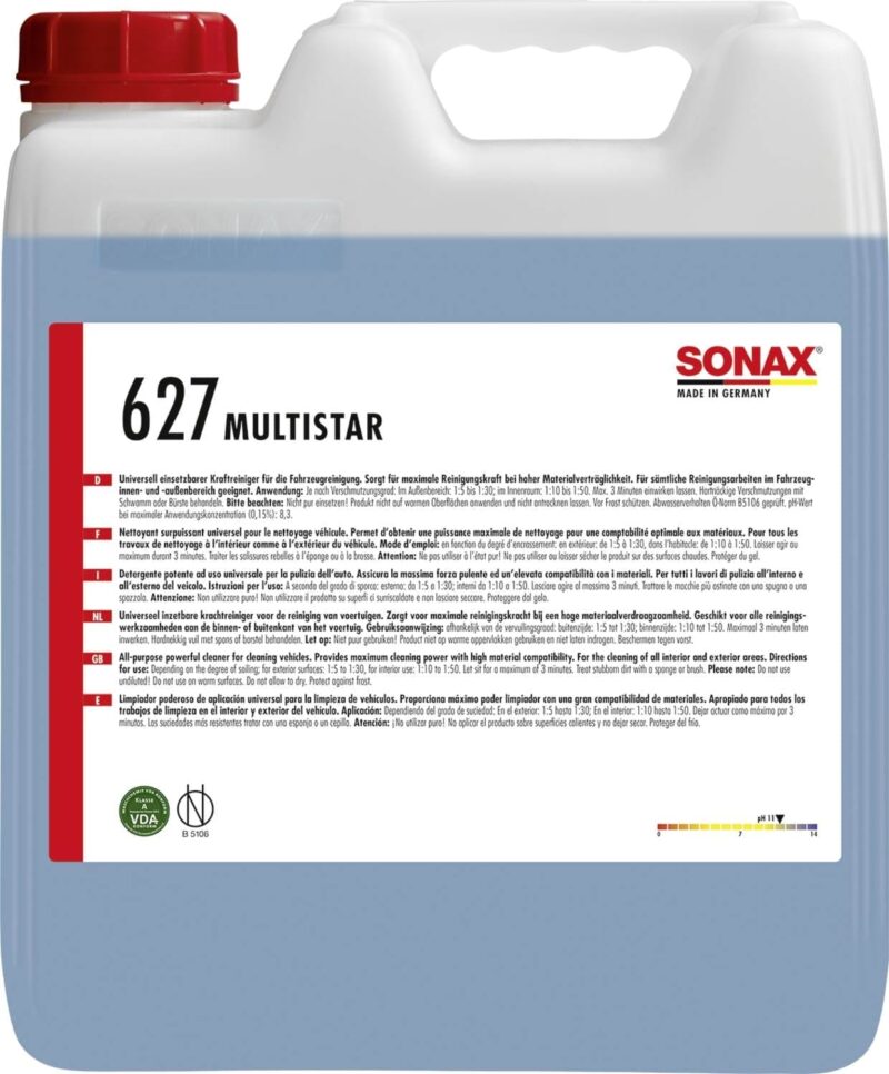 MULTISTAR 10L – Preparat czyszczący – 627600 – SONAX PROFESSIONAL