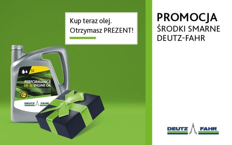 KUP OLEJ - OTRZYMASZ PREZENT! - Promocja na środki smarne Deutz-Fahr 4