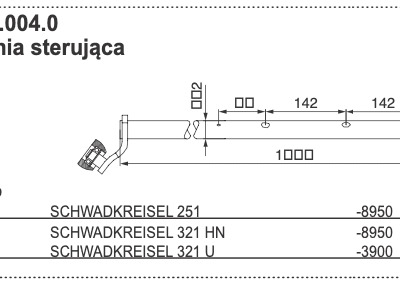 Dźwignia sterująca - 246.60.004.0 - Pottinger