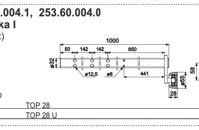 Dźwignia sterowania - 253.60.004.1 - Pottinger