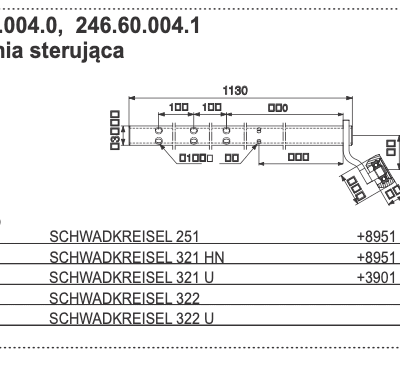 Dźwignia sterująca - 259.60.004.0 - POTTINGER