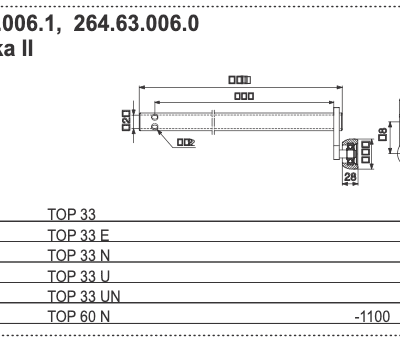 Dźwignia sterowania II - 264.63.006.1 - Pottinger