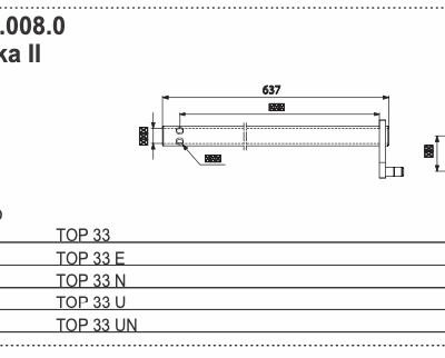 Dźwignia sterowania II - 264.63.008.0 - Pottinger