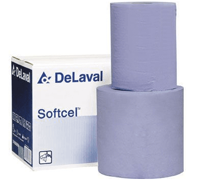 Ręcznik - Softcel 2 rolki - 1000 listków 30x35cm niebieski - 92065106 - DeLaval