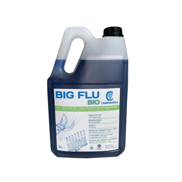Olej do sekatorów pneumatycznych BIG FLU Bio - 5 litrów - OLIO.0114 - Campagnola 16
