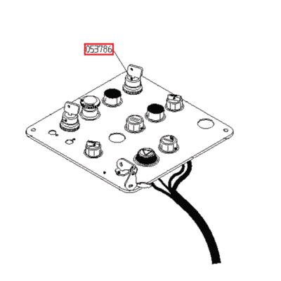 Przełącznik - ZB4BG08F034 - MERLO