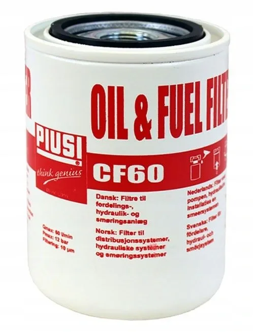 Filtr CF 60 - Filtr PIUSI do paliwa - 60L/min z separatorem wody - F16483010 - PIUSI