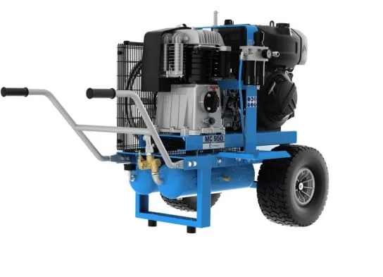 Kompresor sadowniczy - MC950 -  Kompresor spalinowy z silnikiem Lombardini 7,5HP 15LD 350 - MOTO.1826 - CAMPAGNOLA