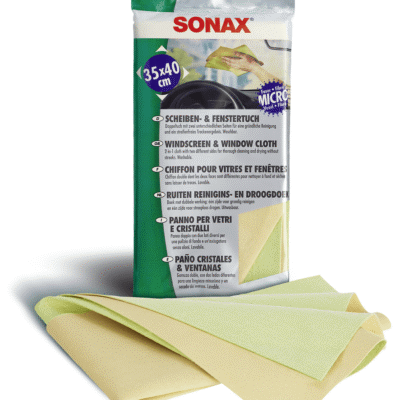 Ściereczka z mikrofibry do szyb 2 w 1 - 35x40 - 416700 - SONAX