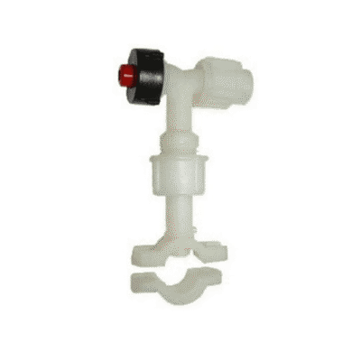 Kolano promienia z zaworem odcinającym - AP13.02 - AGROPLAST