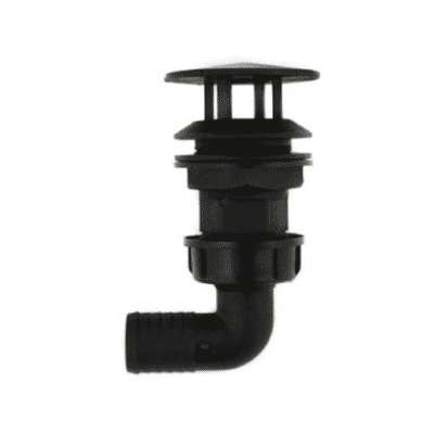 Króciec ssawny z kolanem fi 40 - AP24KS40 - Ø40mm - 221575 - AGROPLAST