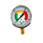 Manometr glicerynowy - M12*1,5 0-15bar fi 60 - 221254 - AGROPLAST