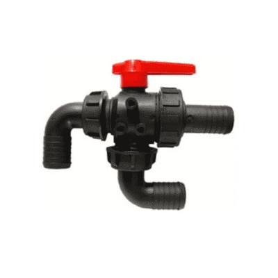 Zawór kulowy 3 drożny - fi 25 AP25ZK1_25 - Ø25mm - 221759 - AGROPLAST