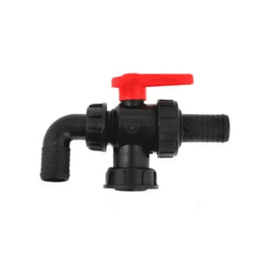 Zawór kulowy 3 drożny - fi 32 - AP25ZKF_32 - AGROPLAST