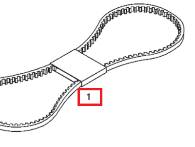 Pas klinowy - 01183205 - SDF