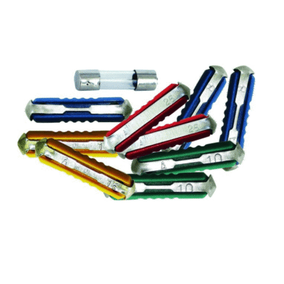 Bezpieczniki samochodowe szklane topikowe - 10 szt. - 3808460