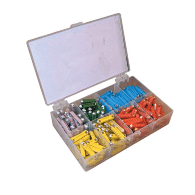 Bezpieczniki topikowe organizer zestaw - 200 szt. - 1230038