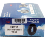 Dętka z zaworem prostym - GR-14 175/185R14 - TR13 - 241716