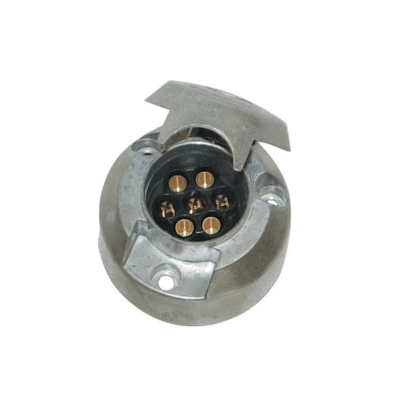 Gniazdo 7 stykowe żeńskie aluminiowe - 3814624