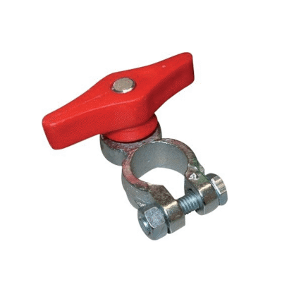 Klema akumulatora z motylkiem - Ø otworu 8 - 16/35 - 3820380