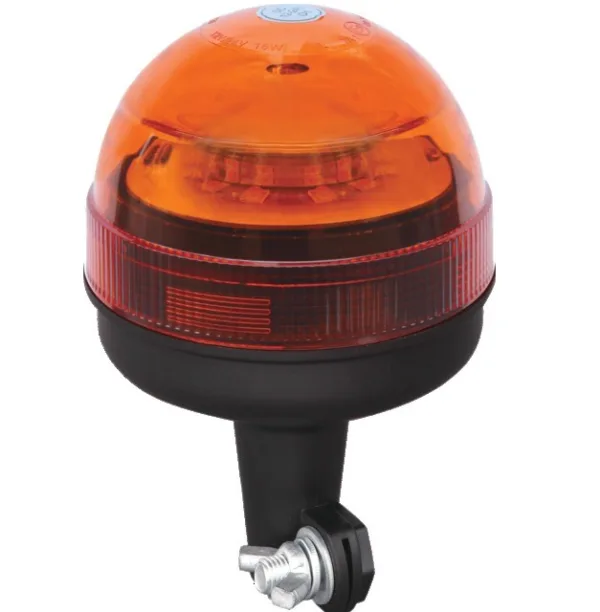 Lampa ostrzegawcza LED, mocowanie na śrubę, uchwyt stały - 12/24V - 12 LED - ECE R10 R65 - IP66