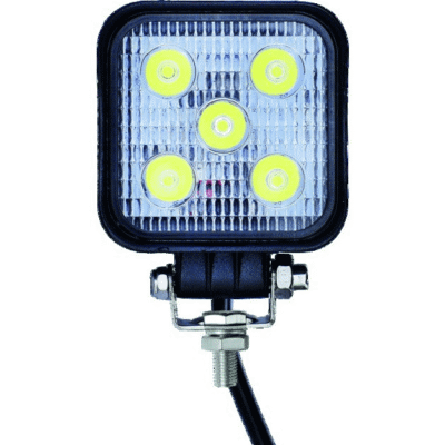 Lampa robocza LED kwadratowa - 12/24V - 15W - 9 LED - 600 LM - IP67 - ECE R10 CE - 1210136