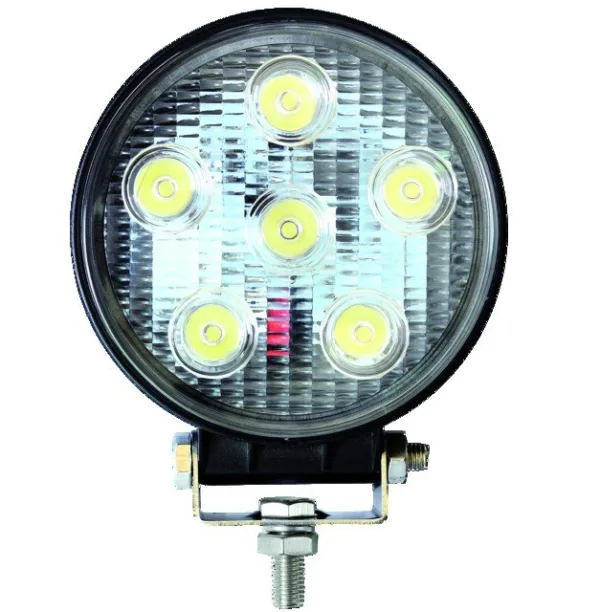 Lampa robocza LED, okrągła - 12/24V - 18W - 900 LM - IP67 - ECE R10 CE