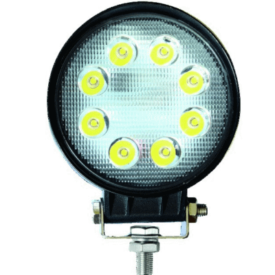 Lampa robocza LED okrągła - 12/24V - 24W - 1000N - IP67 - ECE R10 CE - 1210138