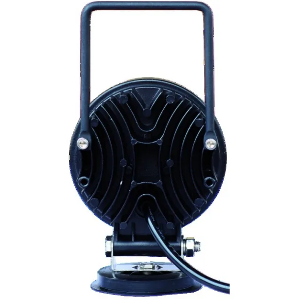 Lampa robocza LED, okrągła, z uchwytem - 12/24V - 27W - 1400 LM - IP67 - ECE R10 CE