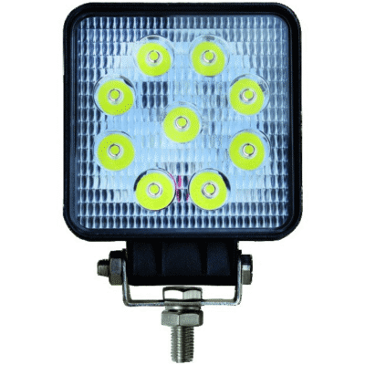 Lampa robocza LED kwadratowa - 12/24V 27W - 1400 LM - IP67 - ECE R10 CE - 1210131