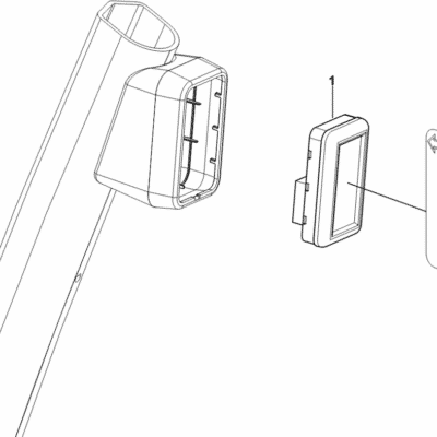 Monitor wyświetlacz panel boczny - 0.019.3439.4/50 - SDF PARTS