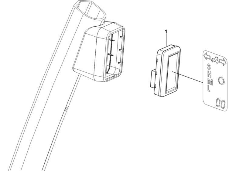 Monitor wyświetlacz panel boczny – 0.019.3439.4/50 – SDF PARTS