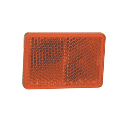Odblask prostokątny pomarańczowy - 57 x 40 - 3804556-1