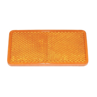 Odblask prostokątny - pomarańczowy 94 x 44 - 3804557
