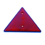 Odblask trójkątny - czerwony 160x160x160 - 3804560