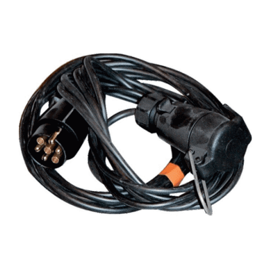 Przedłużacz standard 7 stykowy, wtyczki plastikowe - 7,5m - 3814655