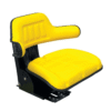 Siedzenie fotel z amortyzacją mechaniczną - Uniwersalne RM20 105 - Żółty materiał PVC
