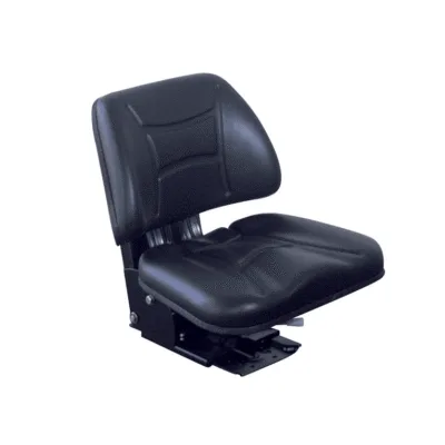 Siedzenie fotel z amortyzacją mechaniczną - Uniwersalne RM30 105 - Czarny materiał PVC
