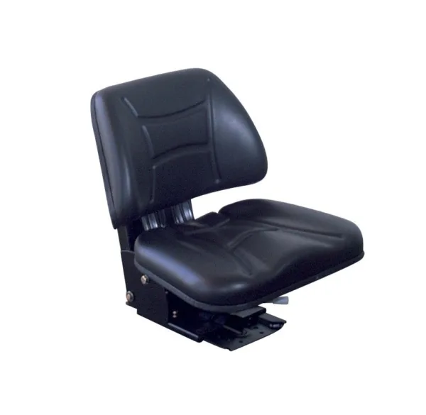 Siedzenie, fotel z amortyzacją mechaniczną - Uniwersalne RM30 105 - Czarny materiał PVC