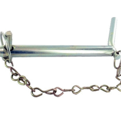 Sworzeń z rączką i łańcuszkiem - 25x130 - 410924