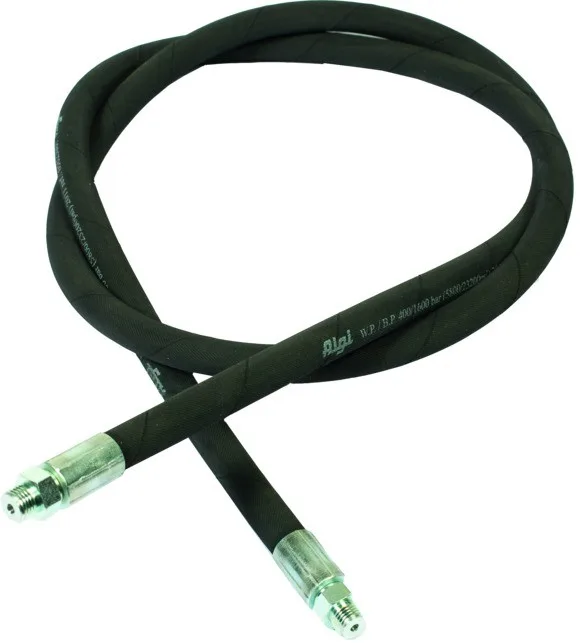 Wąż smarownicy, wysokociśnieniowy 140CM + ZŁĄCZE STAŁE