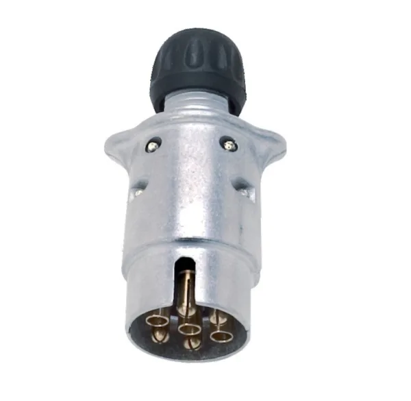 Wtyczka 7 stykowa, męska - ALUMINIUM - JAEGER ERICH