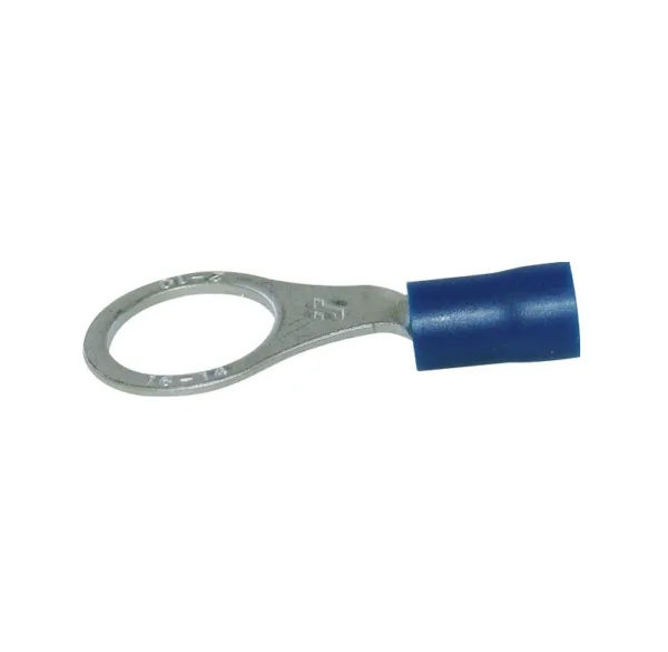 Zaciski oczkowe - M6 - do kabla 2,5mm - Niebieskie - 21 szt.