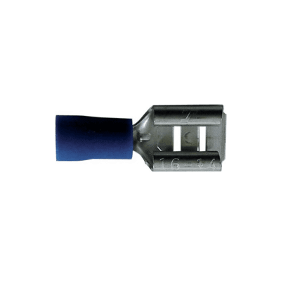 Zaciski płaskie żeńskie przewodu - 6,3mm do kabla 2,5mm - 25 szt. - 3810110