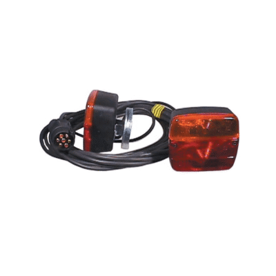 Zestaw lamp tylnych na magnes 4 funkcyjne + kabel - 12m - 3804224