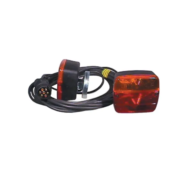 Zestaw lamp tylnych na magnes, 4 funkcyjne + kabel 12m (blister)