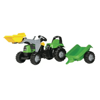 Traktor na pedała z ładowaczem i przyczepą - R02319 - Deutz-Fahr